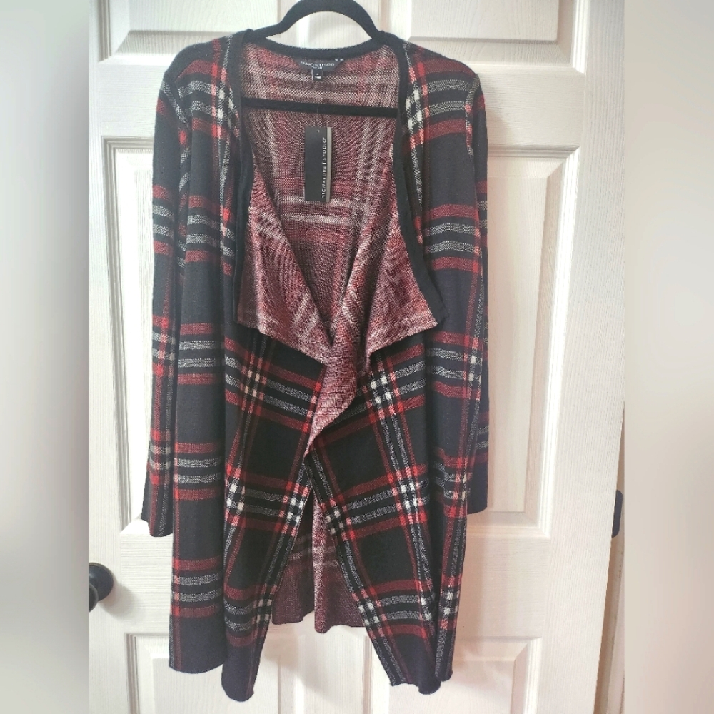 Plus size new shawl sweater